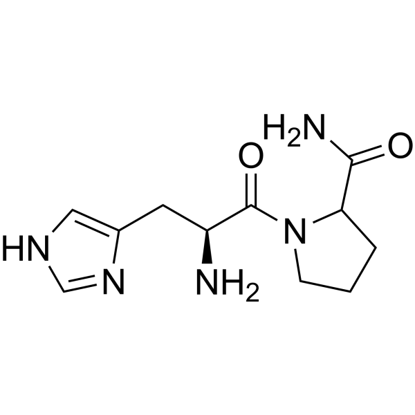 Histidylprolineamide Chemical Structure