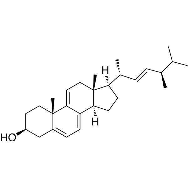 Dehydroergosterol Chemical Structure