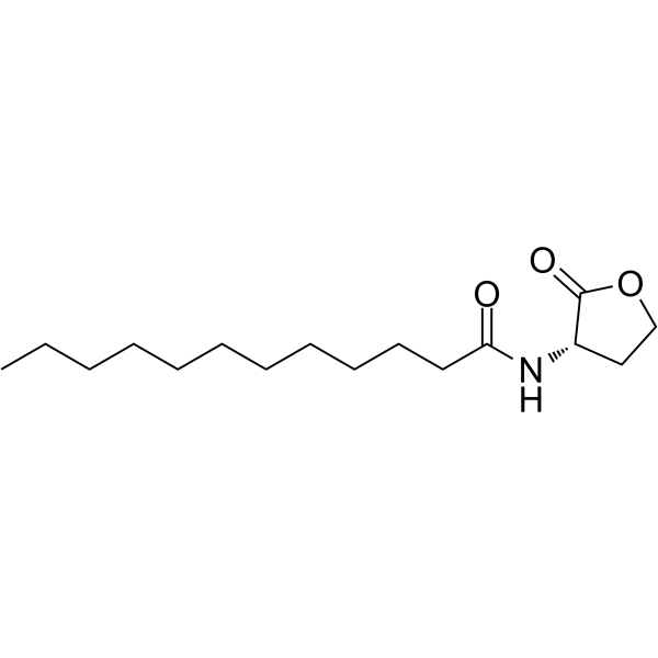 N-dodecanoyl-L-Homoserine lactone Chemical Structure