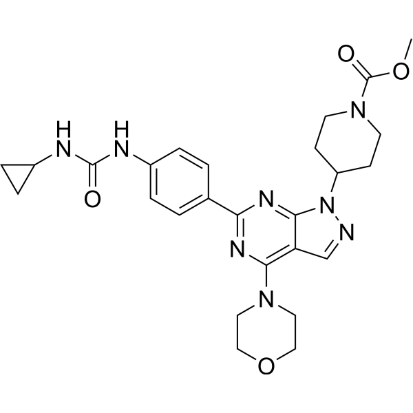 mTOR inhibitor WYE-23 Chemical Structure