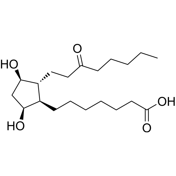 13,14-Dihydro-15-keto PGF1α Chemical Structure