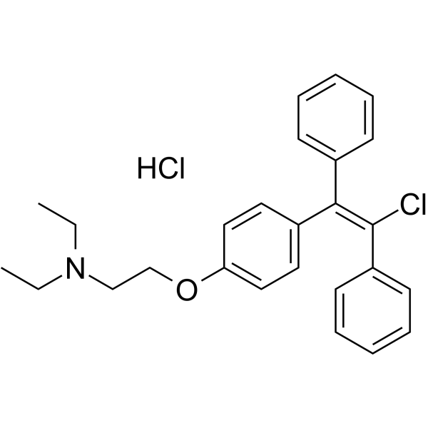 Enclomiphene hydrochloride Chemical Structure