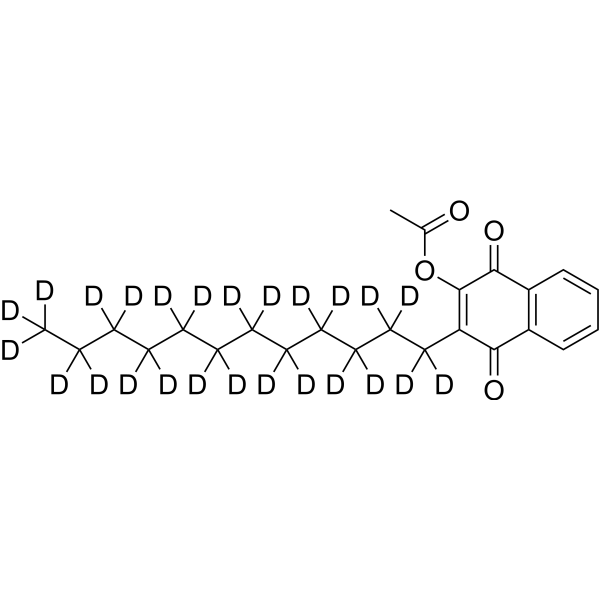 Acequinocyl-d<sub>25</sub> Chemical Structure