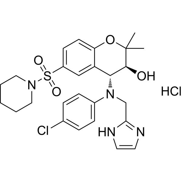 BMS-199264 hydrochloride Chemical Structure
