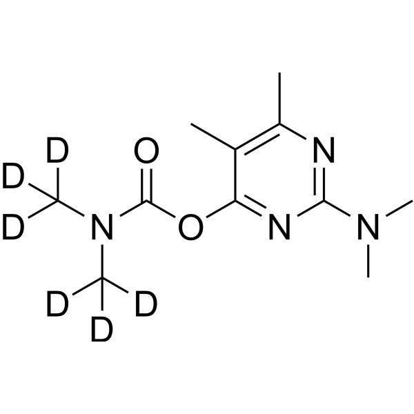 Pirimicarb-d<sub>6</sub> Chemical Structure