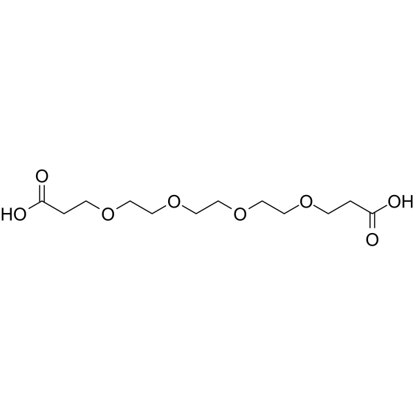 Bis-PEG4-acid Chemical Structure