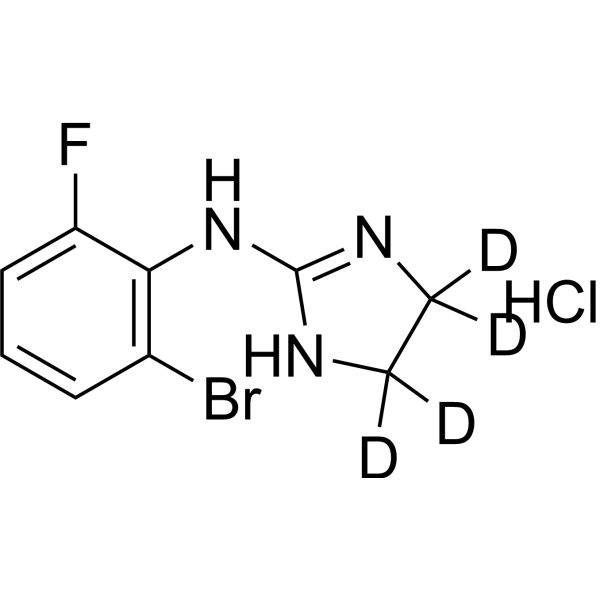Romifidine-d<sub>4</sub> hydrochloride Chemical Structure