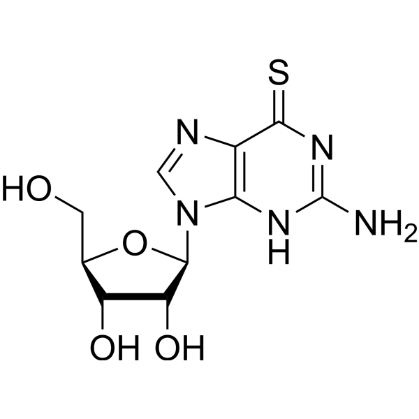 6-Thioguanosine Chemical Structure