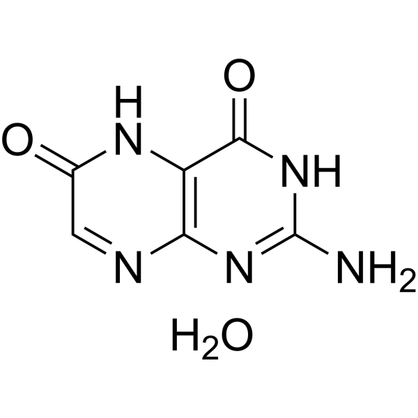 Xanthopterin hydrate Chemical Structure