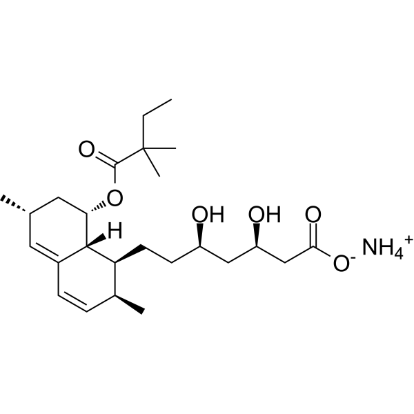 Simvastatin acid ammonium Chemical Structure