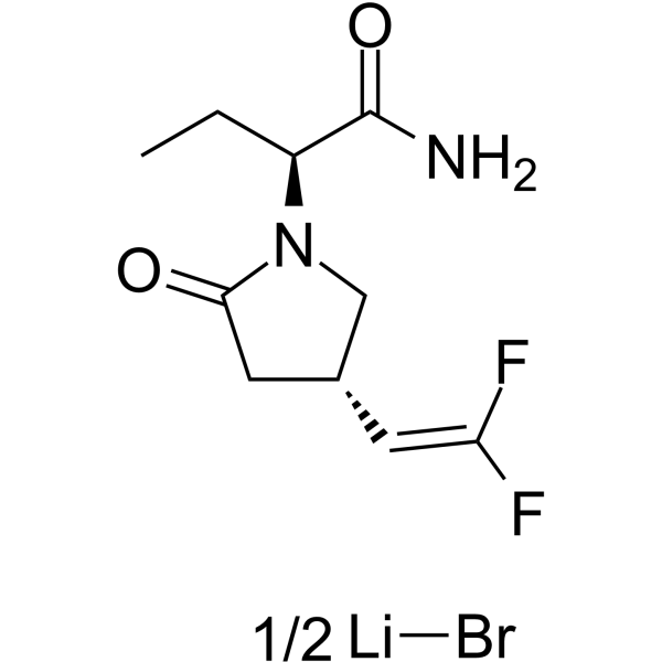 Seletracetam lithium bromide