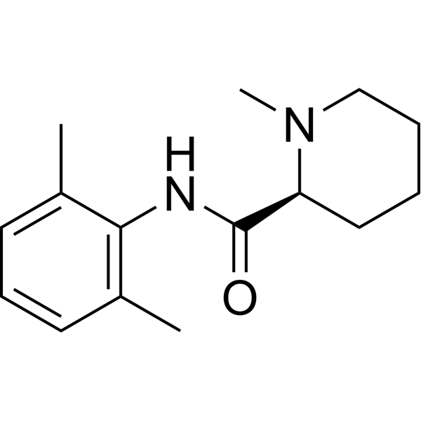 (+)-Mepivacaine Chemical Structure