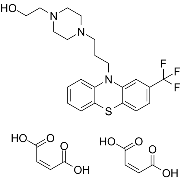 Fluphenazine dimaleate Chemical Structure