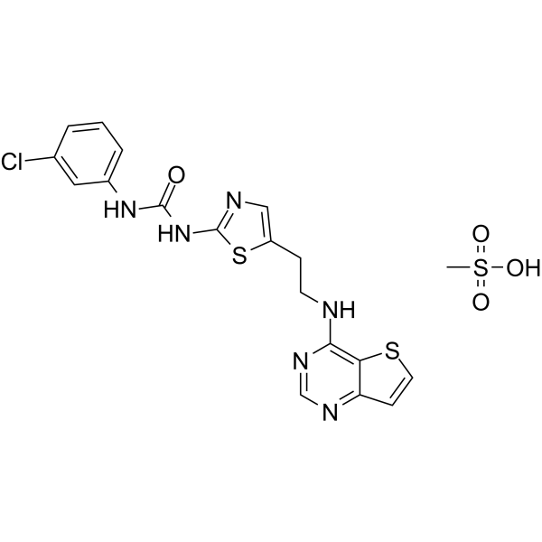 SNS-314 mesylate Chemical Structure