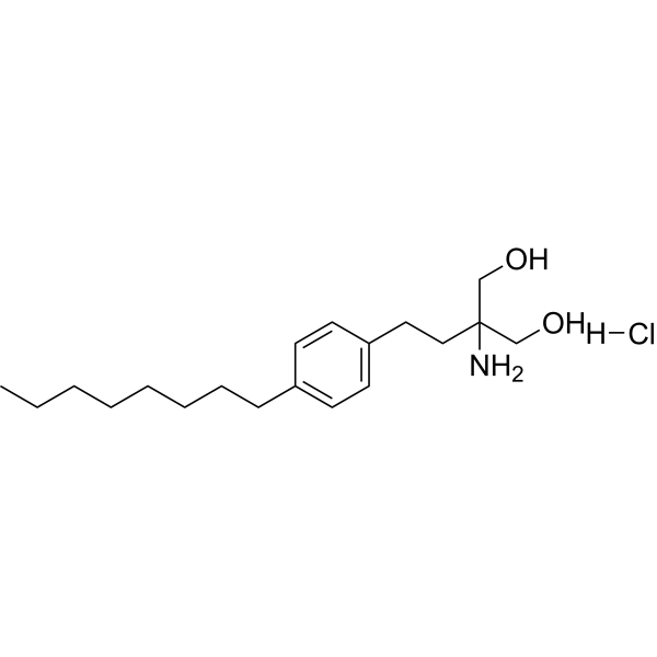Fingolimod hydrochloride Chemical Structure