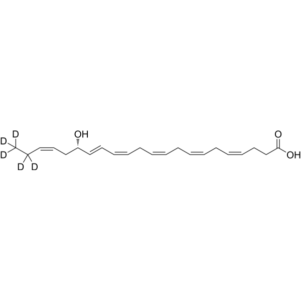 17(S)-HDHA-d<sub>5</sub> Chemical Structure