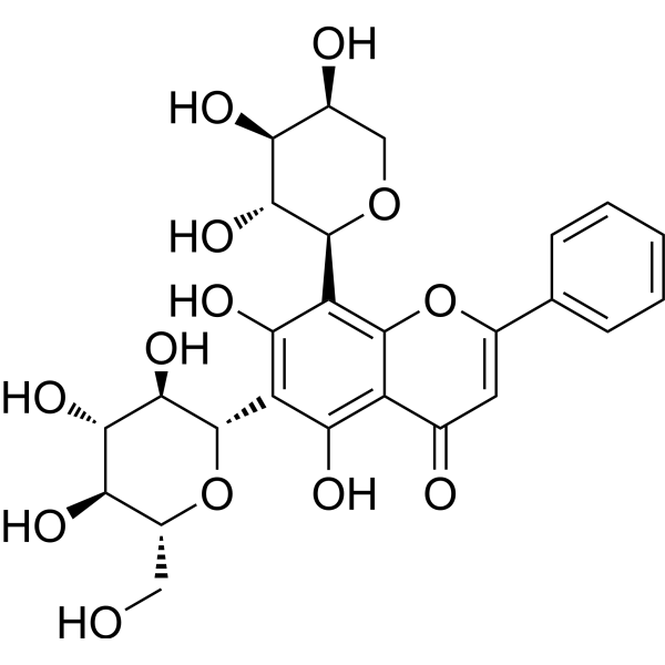 Chrysin 6-C-glucoside 8-C-<em>arabinoside</em>