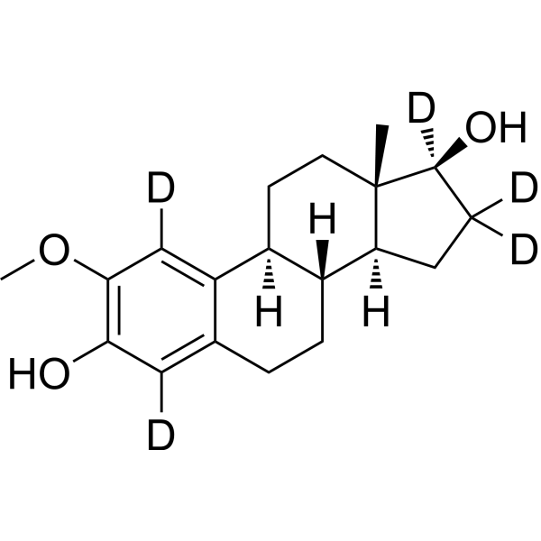2-Methoxyestradiol-d<sub>5</sub> Chemical Structure