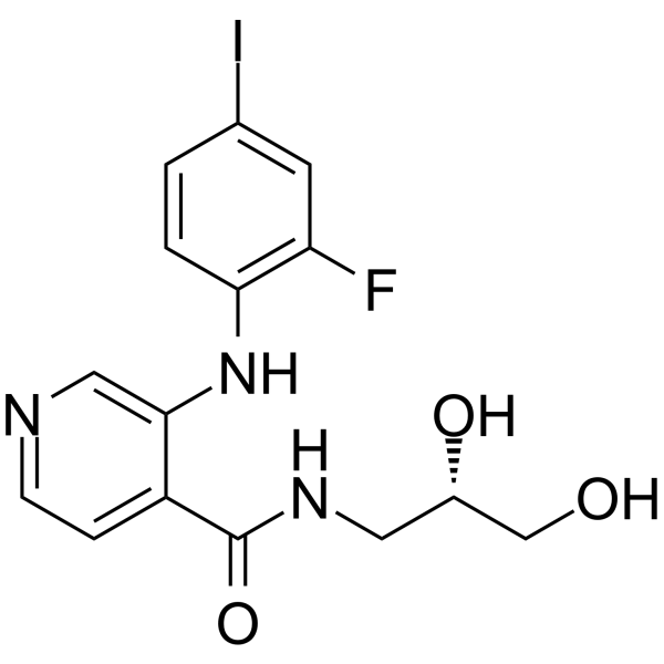 Pimasertib Chemical Structure