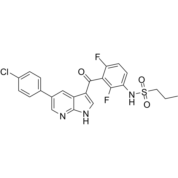 Vemurafenib Chemical Structure