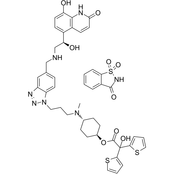 Navafenterol saccharinate Chemical Structure