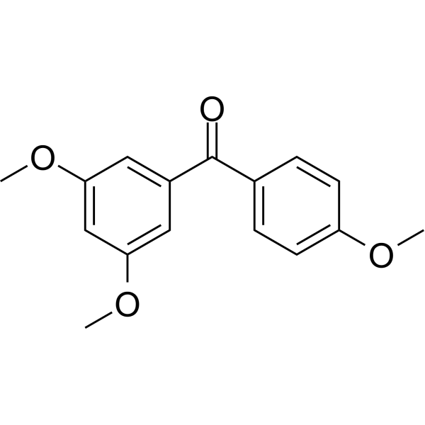 3,4',5-Trismethoxybenzophenone Chemical Structure