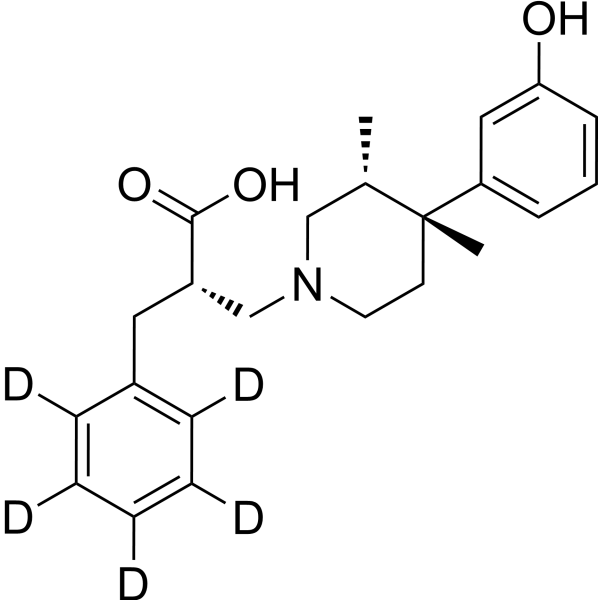 Alvimopan metabolite-d<sub>5</sub> Chemical Structure