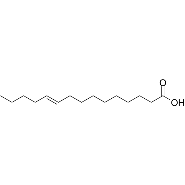 10(E)-Pentadecenoic acid Chemical Structure