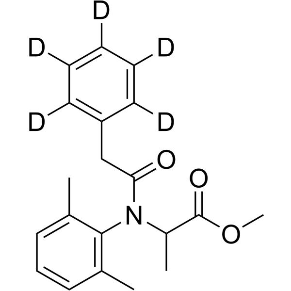 Benalaxyl-d<sub>5</sub> Chemical Structure
