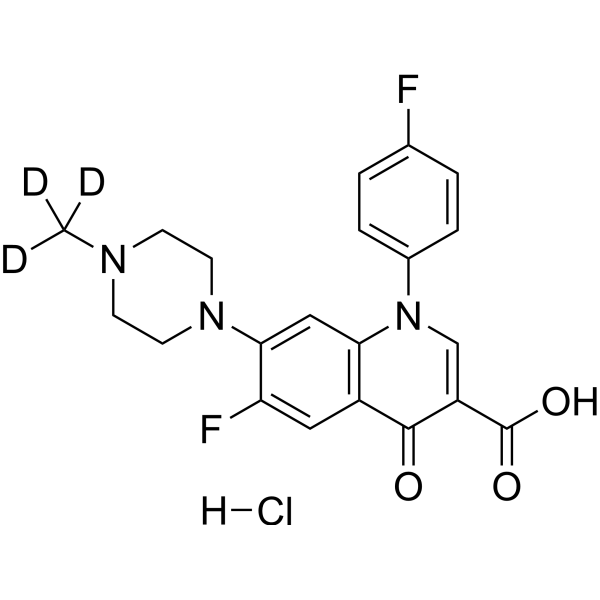 Difloxacin-d<em>3</em> hydrochloride