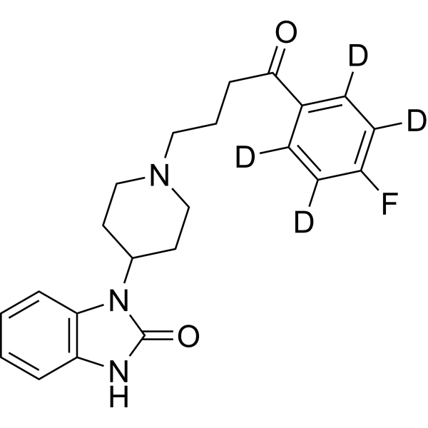 Benperidol-d<sub>4</sub> Chemical Structure