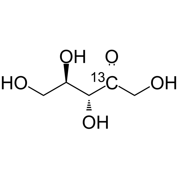 D-Ribulose-13C-1 Chemical Structure