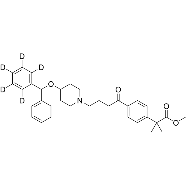 Carebastine-d<sub>5</sub> Methyl Ester Chemical Structure