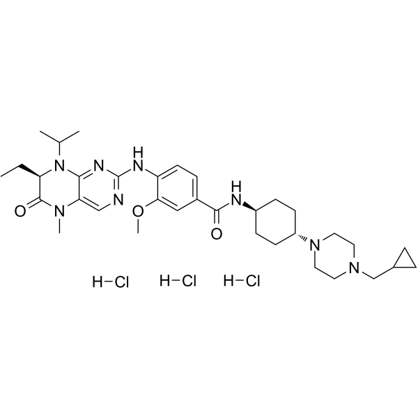 Volasertib trihydrochloride Chemical Structure