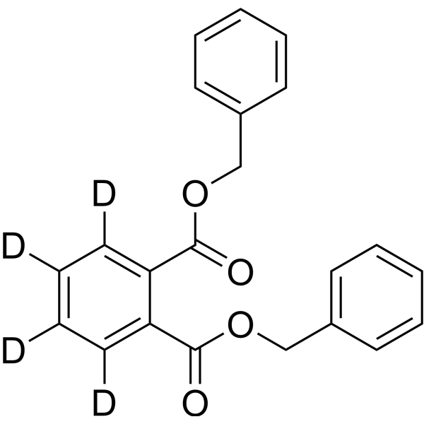 Dibenzyl Phthalate-d<sub>4</sub> Chemical Structure