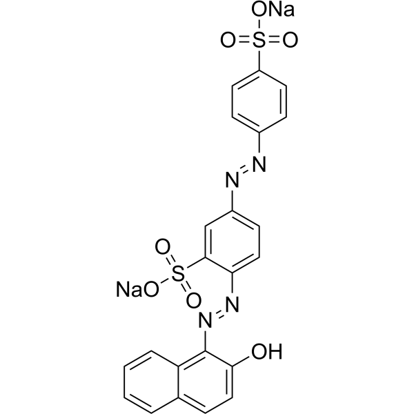 Biebrich scarlet Chemical Structure