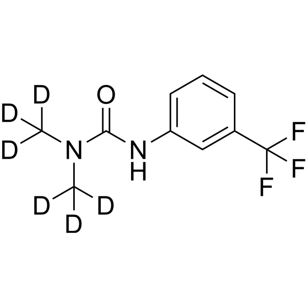 Fluometuron-d<sub>6</sub> Chemical Structure