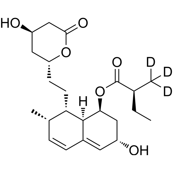 Pravastatin lactone-d<sub>3</sub> Chemical Structure