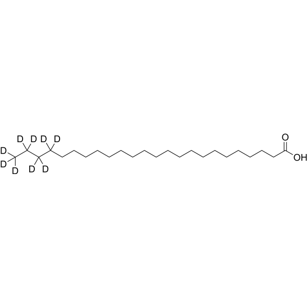 Lignoceric acid-d<sub>9</sub> Chemical Structure