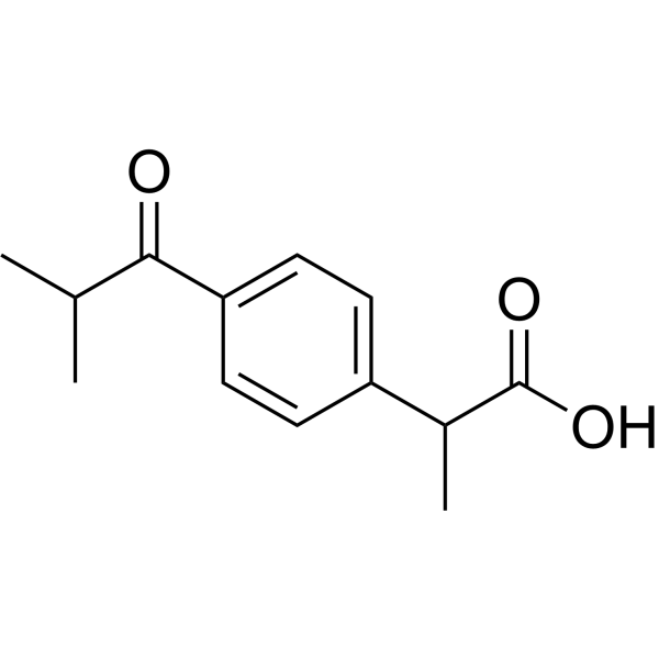 1-Oxo Ibuprofen Chemical Structure