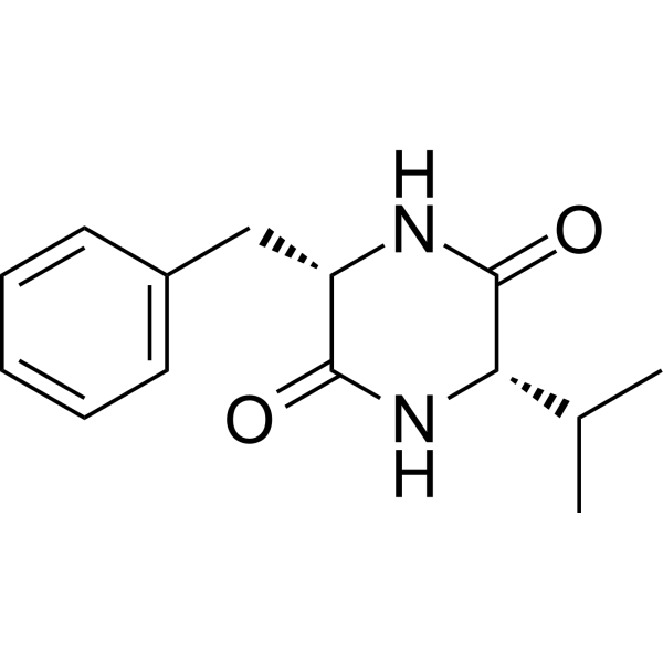 Cyclo(L-Phe-L-Val) Chemical Structure