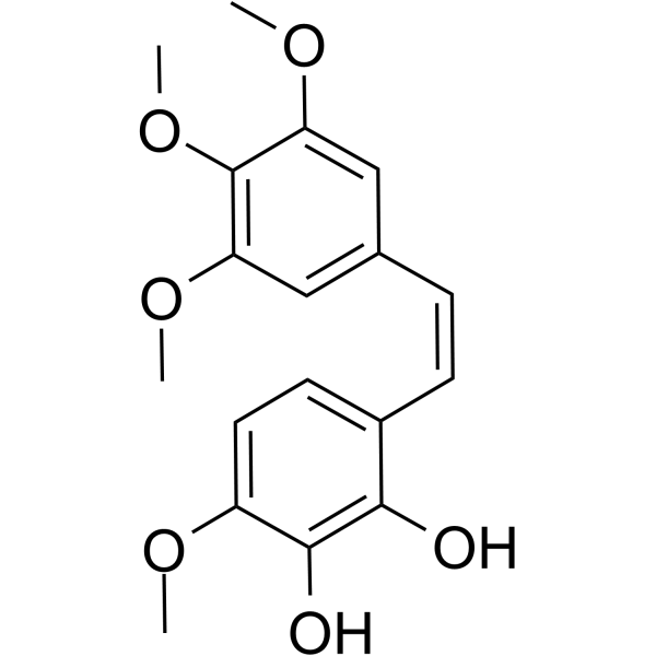 Combretastatin A-1 Chemical Structure