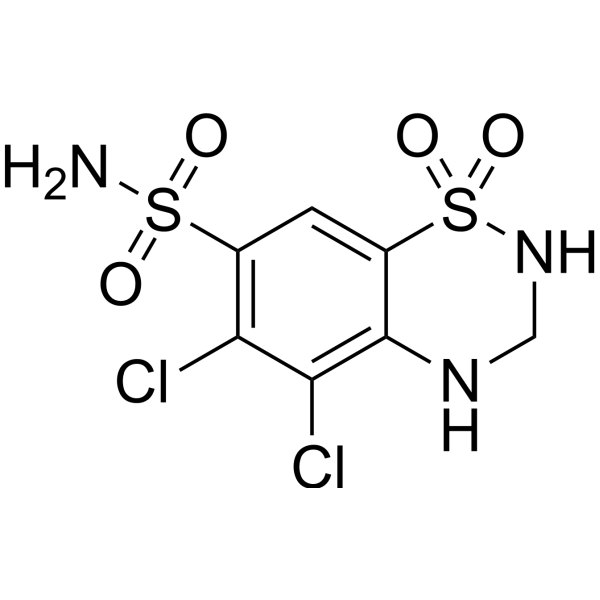 5-Chloro hydrochlorothiazide Chemical Structure