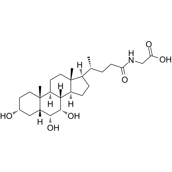Glycohyocholic acid Chemical Structure