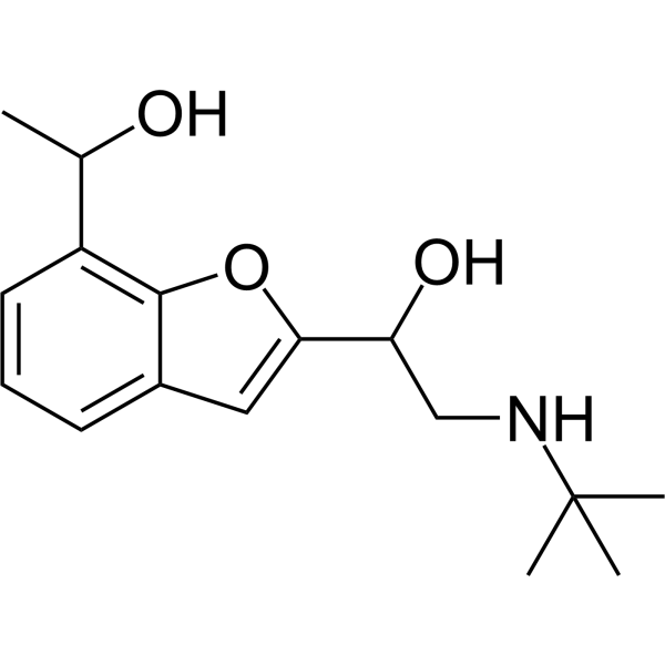 1'-Hydroxy bufuralol Chemical Structure