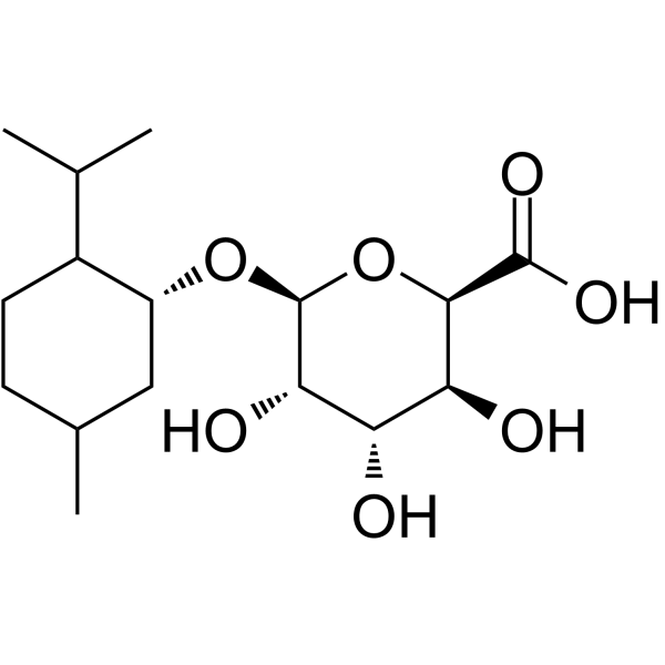 Menthol glucuronide Chemical Structure