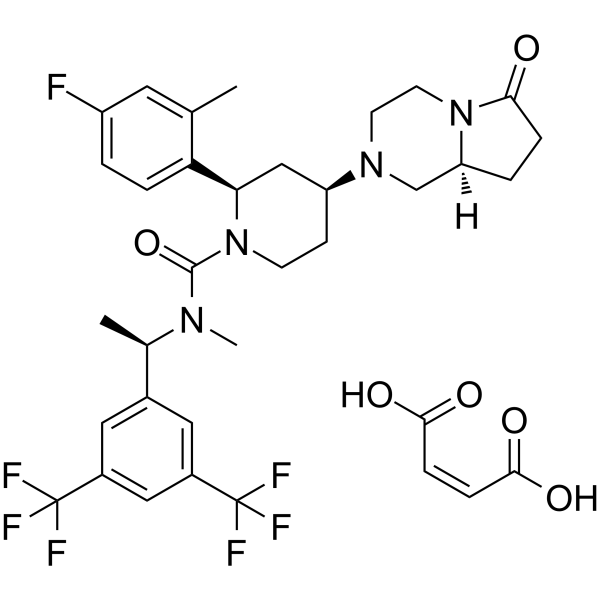 Orvepitant maleate Chemical Structure