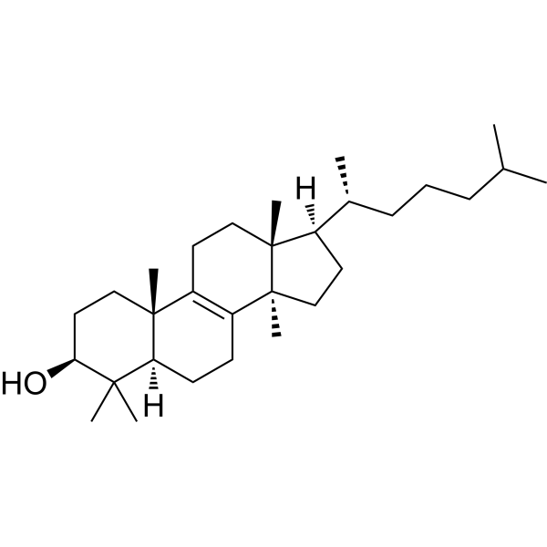 Dihydrolanosterol Chemical Structure