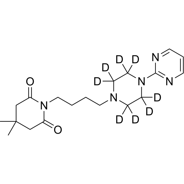 Gepirone-d<sub>8</sub> Chemical Structure