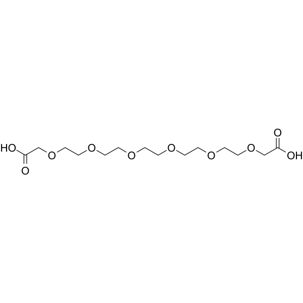 PEG6-(CH2CO2H)2 Chemical Structure